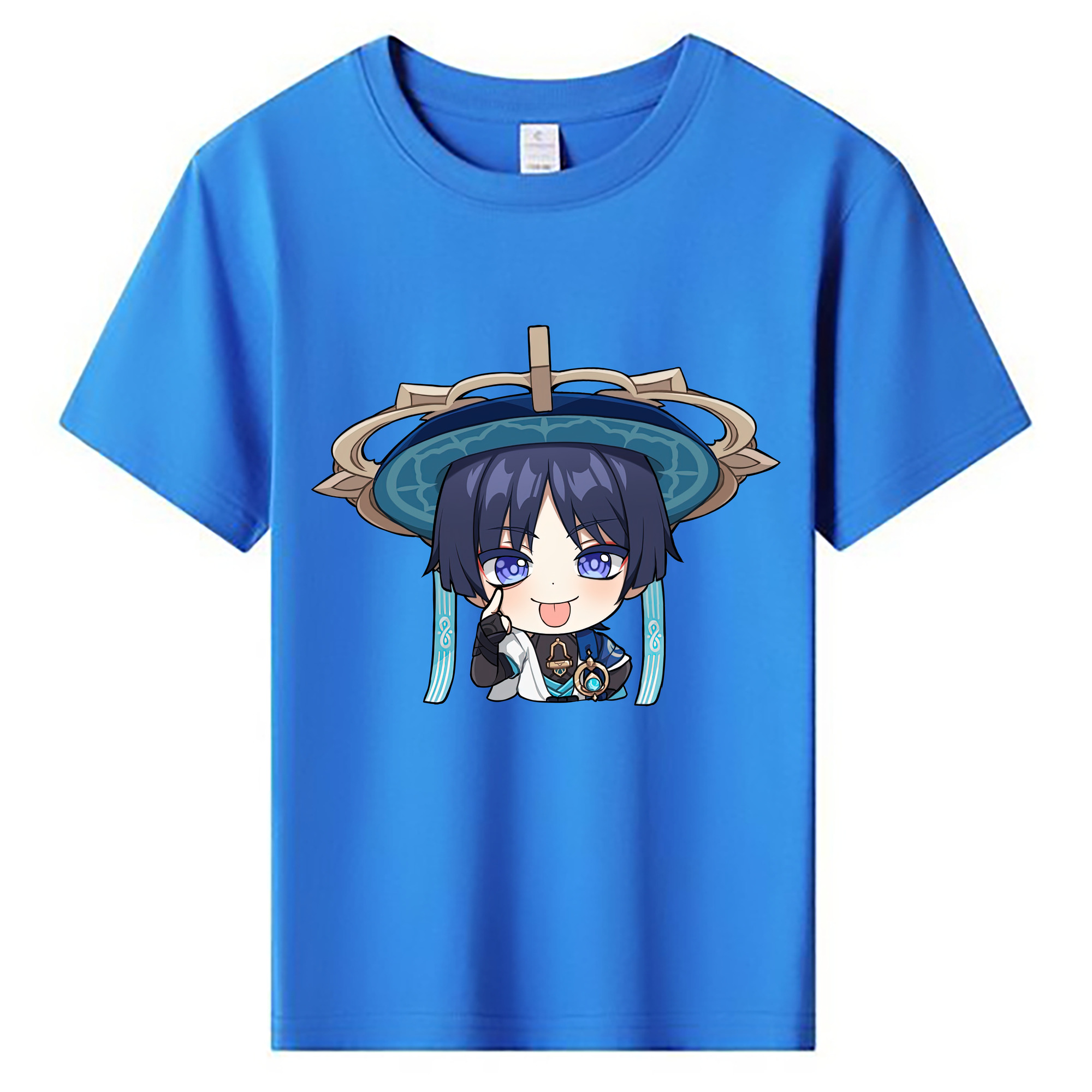 げんし神 さんペい genshin Sanpei 綿100％キッズTシャツ（フロントプリント）